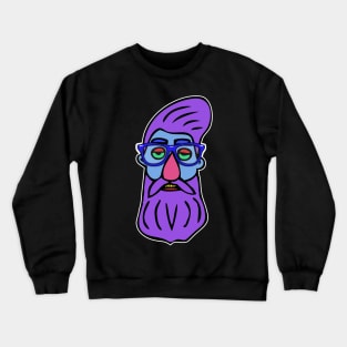 Hipster Head #6 Crewneck Sweatshirt